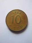 Монета Южная Корея 10 вон 1994
