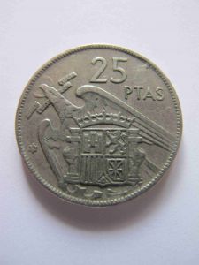 Испания 25 песет 1957 (59)