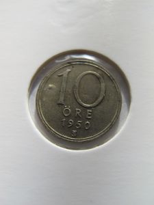 Швеция 10 эре 1950