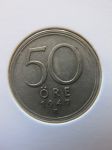 Монета Швеция 50 эре 1947 Серебро