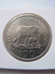 Танзания 100 шиллингов 1986