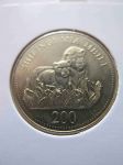 Монета Танзания 200 шиллингов 1998