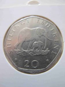 Танзания 20 шиллингов 1992