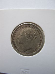 Великобритания 1  шиллинг 1887 серебро km#734.4
