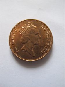 Великобритания 2 пенса 1992