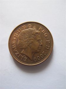 Великобритания 2 пенса 2000
