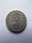 Монета Великобритания 3 пенса 1912 серебро