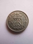Монета Великобритания 6 пенсов 1938 серебро