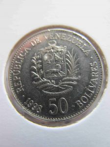 Венесуэла 50 боливар 1998