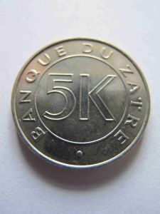 Заир 5 макут 1977