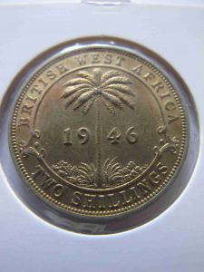Британская Западная Африка 2 шиллинг 1946