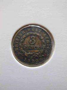 Британская Западная Африка 3 пенса 1920